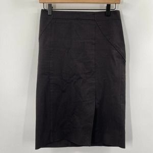 Banana Republic Pencil Skirt Stretch Front Slit